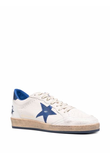 Sneakers ballstar in bianco e blu - GOLDEN GOOSE uomo GOLDEN GOOSE | GMF00117F00219810327